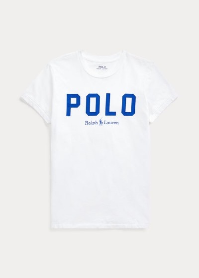 Playeras Polo Ralph Lauren Mujer Blancos - Polo Cotton - LHJTS5314